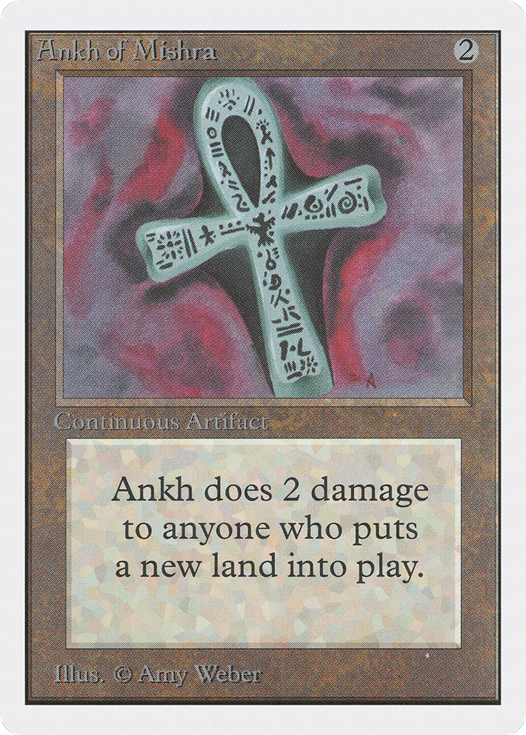 Ankh of Mishra (2ED-) [Oldschool] Unlimited Edition MTG Single Wizards of the Coast