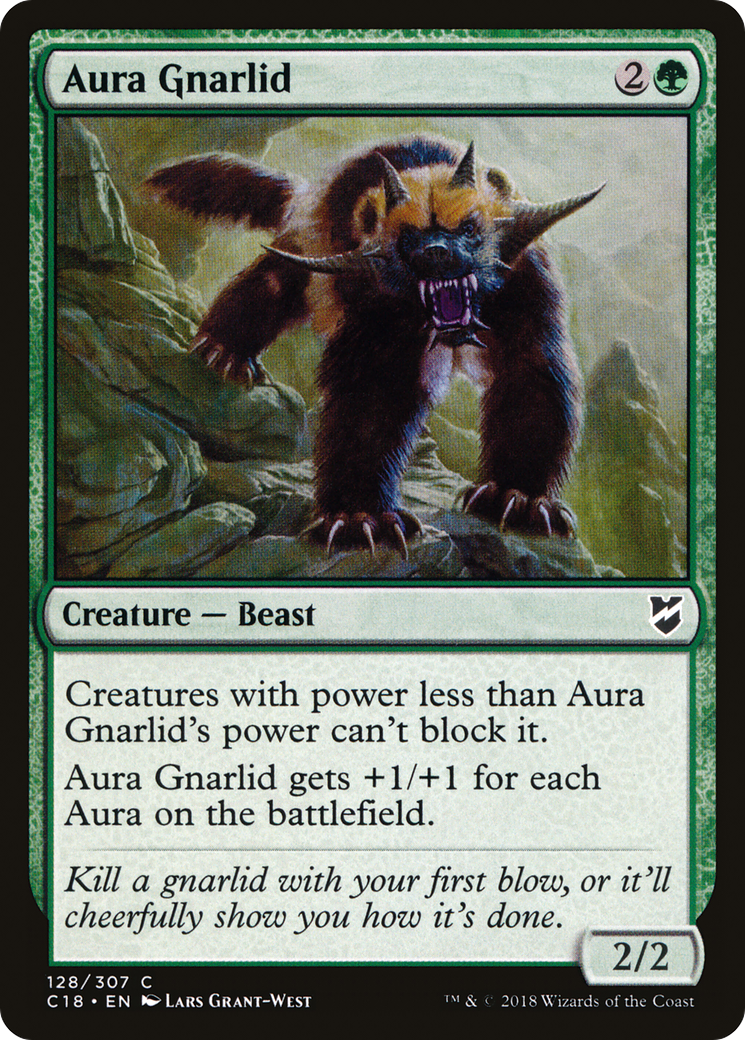 Aura Gnarlid (C18-128) [Commander 2018] MTG Single Wizards of the Coast