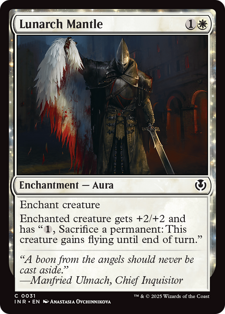 Lunarch Mantle (INR-031) [Innistrad Remastered] Foil MTG Single Wizards of the Coast