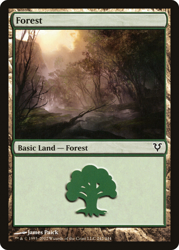 Forest (AVR-242) [Avacyn Restored] MTG Single Wizards of the Coast