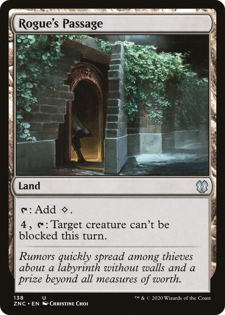 Rogue's Passage (ZNC-138) [Zendikar Rising Commander] MTG Single Wizards of the Coast
