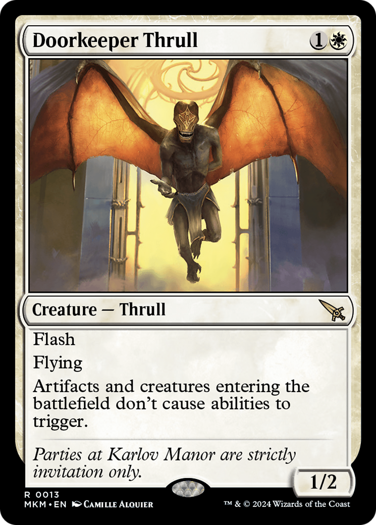 Doorkeeper Thrull (MKM-013) [Murders at Karlov Manor] MTG Single Wizards of the Coast