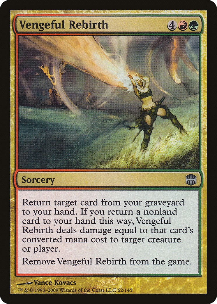 Vengeful Rebirth [Alara Reborn] MTG Single Magic: The Gathering