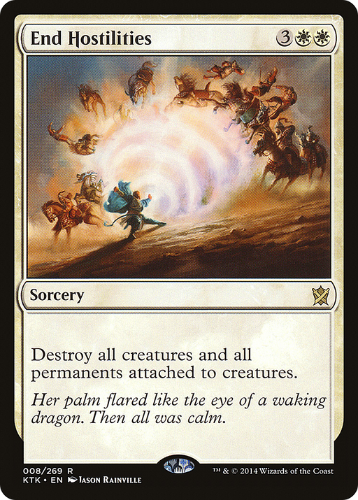 End Hostilities (KTK-008) [Khans of Tarkir] Foil MTG Single Wizards of the Coast