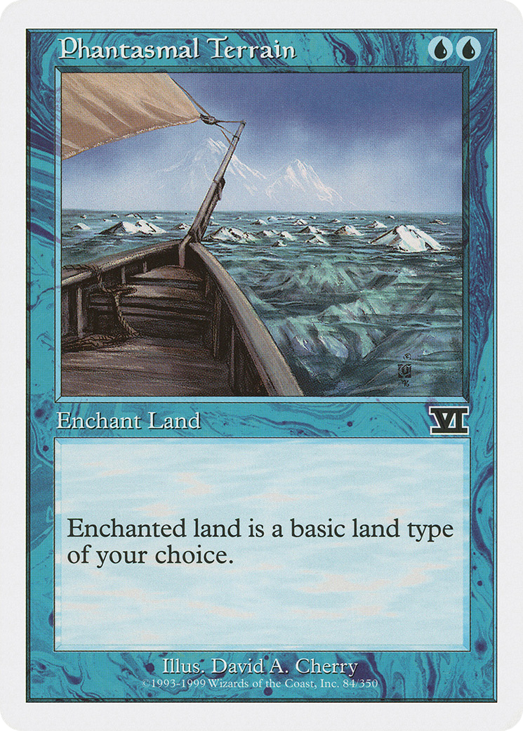 Phantasmal Terrain (6ED-084) [Classic Sixth Edition] MTG Single Wizards of the Coast