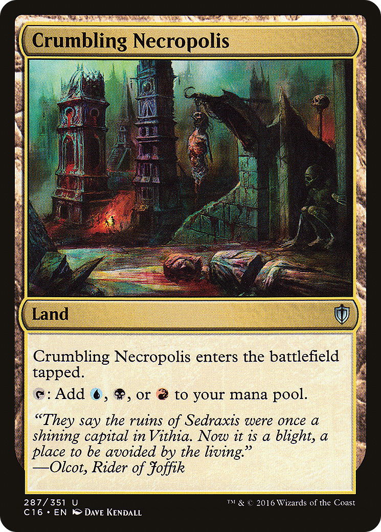 Crumbling Necropolis (C16-287) [Commander 2016] MTG Single Wizards of the Coast