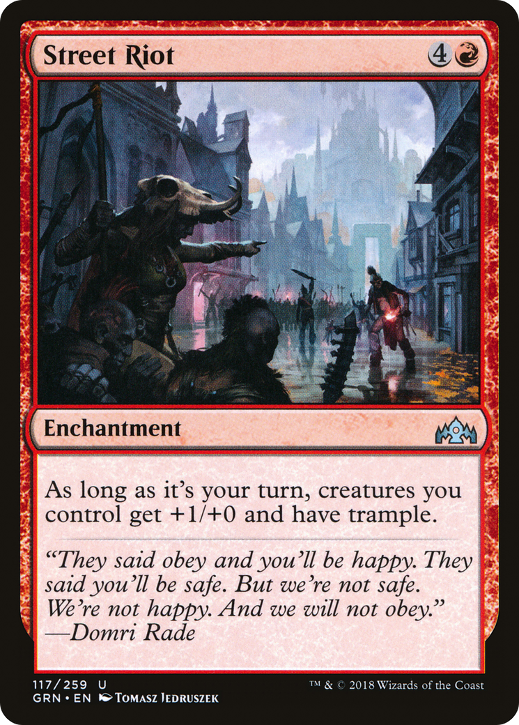 Street Riot (GRN-117) [Guilds of Ravnica] MTG Single Wizards of the Coast