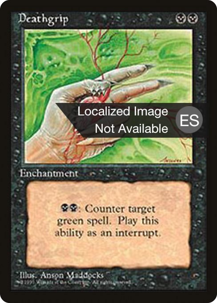 Deathgrip (4BB-014) [Fourth Edition Foreign Black Border] MTG Single Wizards of the Coast
