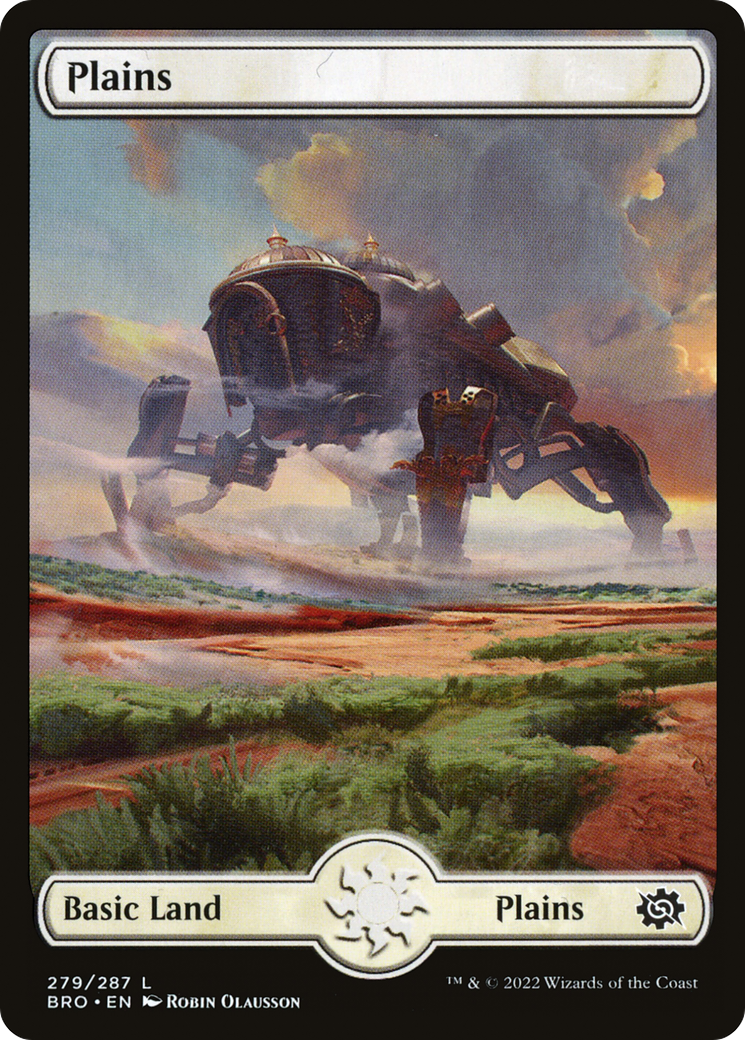 Plains (BRO-279) [The Brothers' War] Foil MTG Single Wizards of the Coast