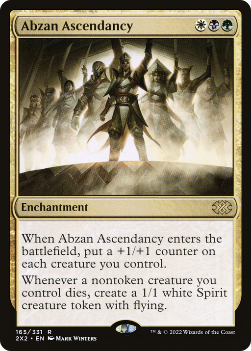 Abzan Ascendancy (2X2-165) [Double Masters 2022] Foil MTG Single Wizards of the Coast
