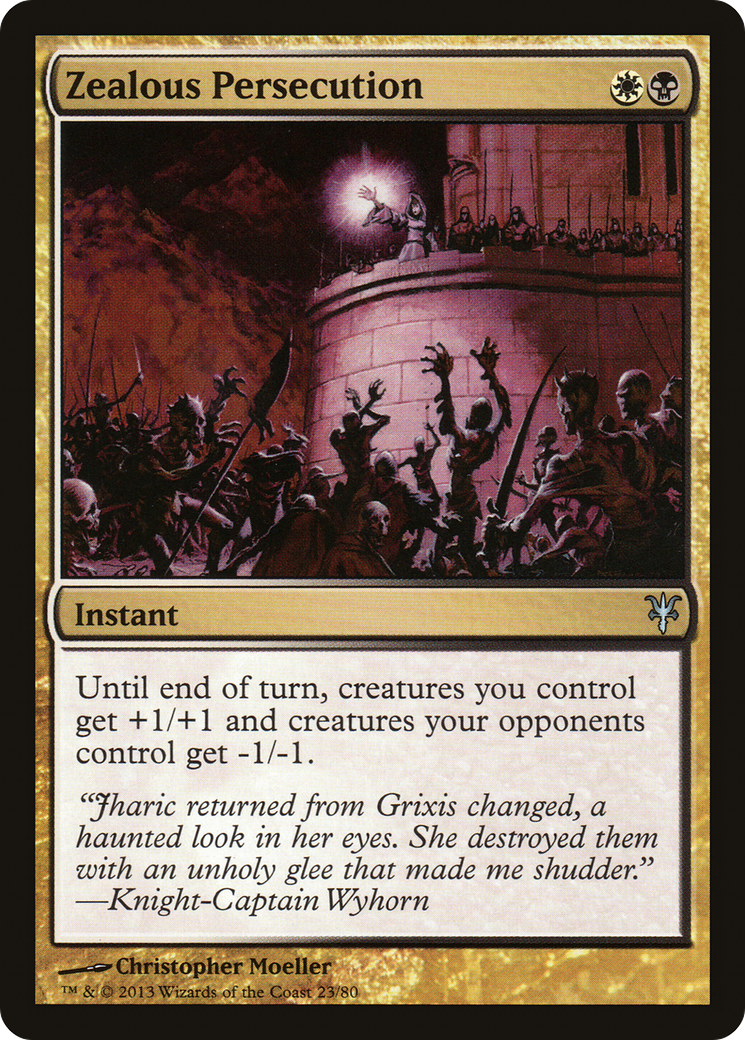Zealous Persecution (DDK-023) [Misc] Duel Decks: Sorin vs. Tibalt MTG Single Wizards of the Coast