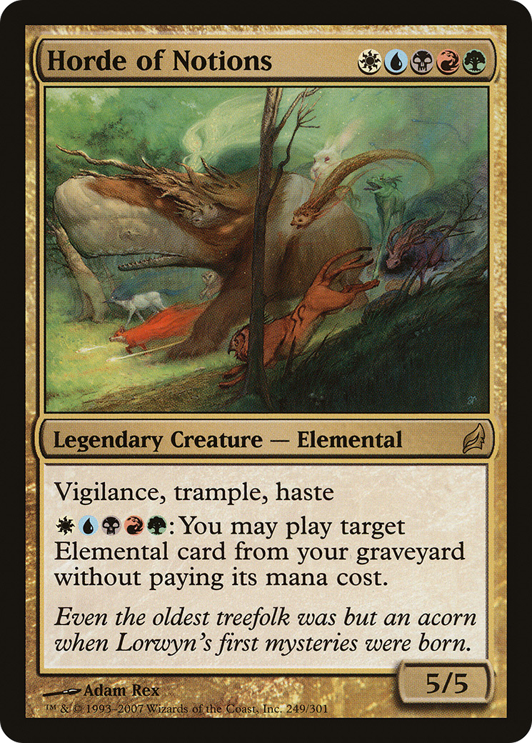 Horde of Notions (LRW-249) [Lorwyn] Foil MTG Single Wizards of the Coast