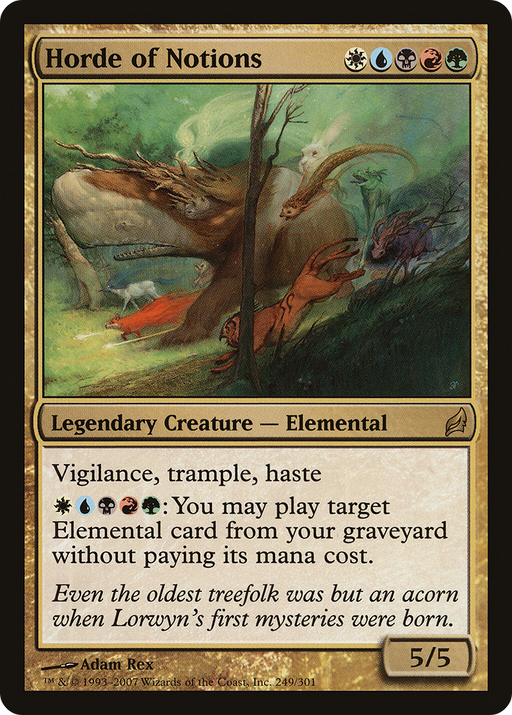 Horde of Notions (LRW-249) [Lorwyn] MTG Single Wizards of the Coast