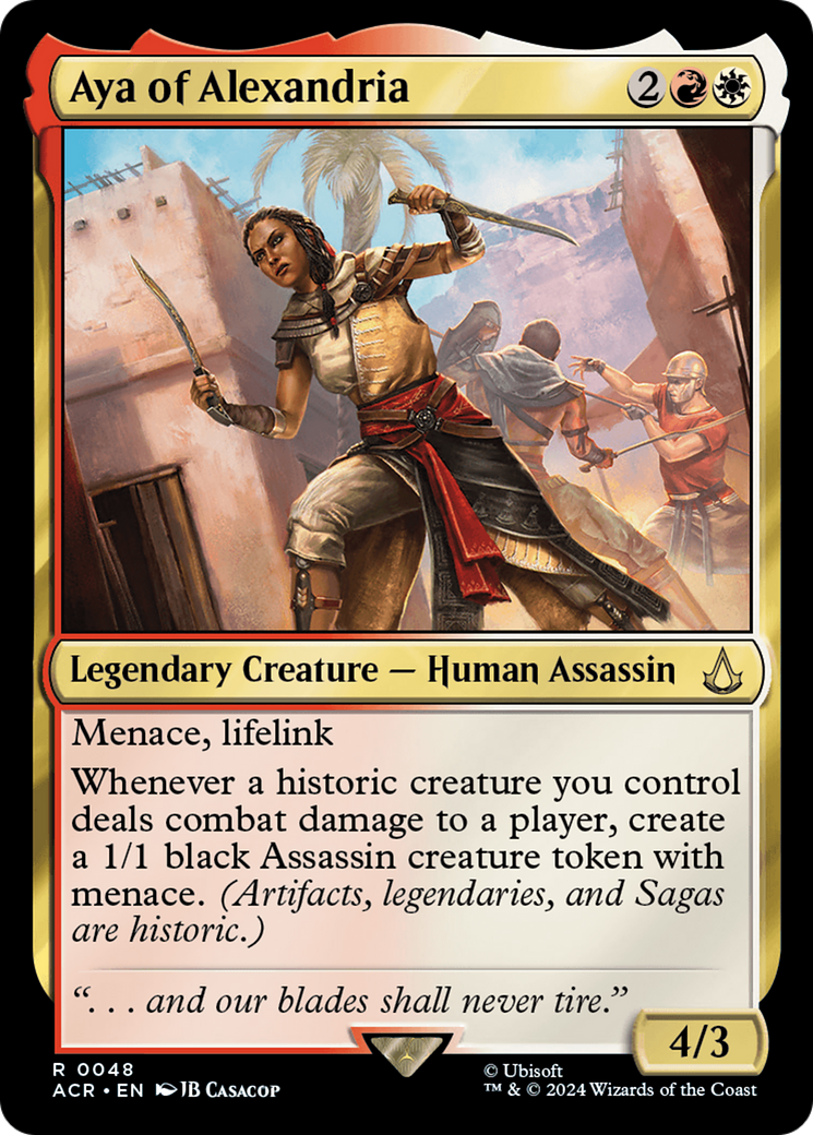 Aya of Alexandria (ACR-048) [Assassin's Creed] MTG Single Wizards of the Coast