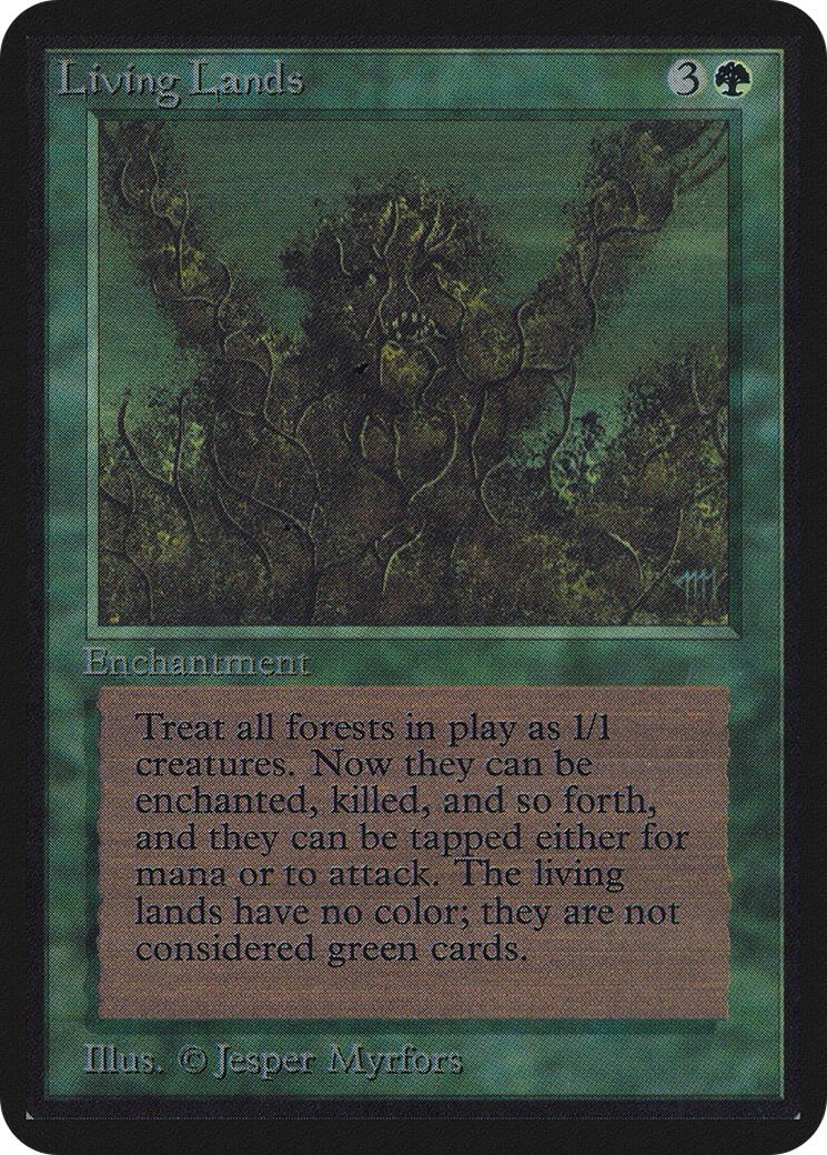 Living Lands (LEA-209) [Oldschool] Limited Edition Alpha MTG Single Wizards of the Coast