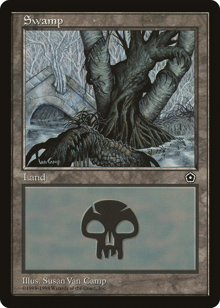Swamp (P02-157) [Misc] Portal Second Age MTG Single Wizards of the Coast