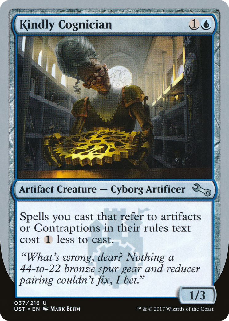 Kindly Cognician (UST-037) [Unstable] Foil MTG Single Wizards of the Coast