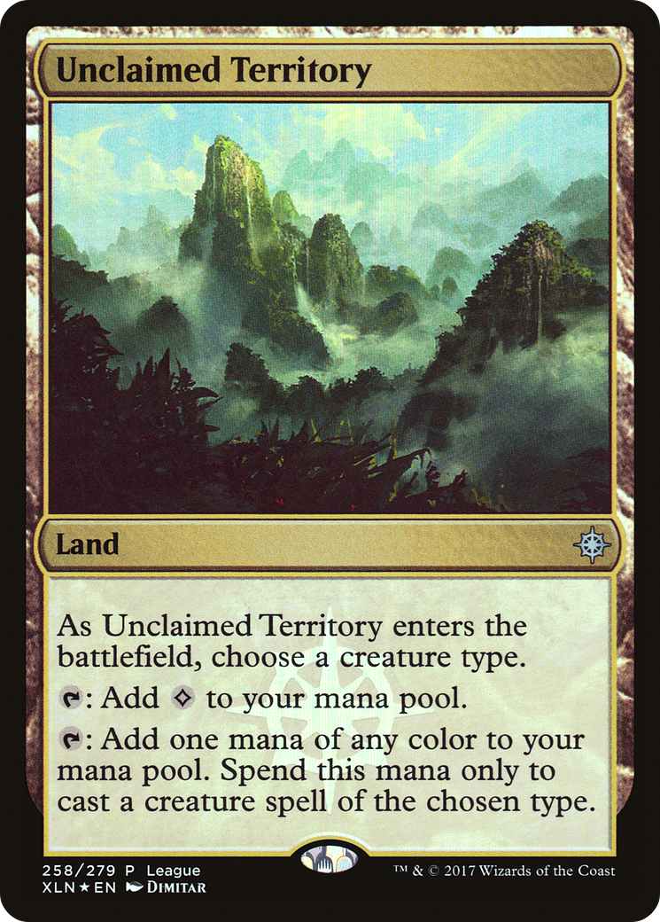 Unclaimed Territory (LEP-258) [Ixalan Promos] Foil MTG Single Wizards of the Coast