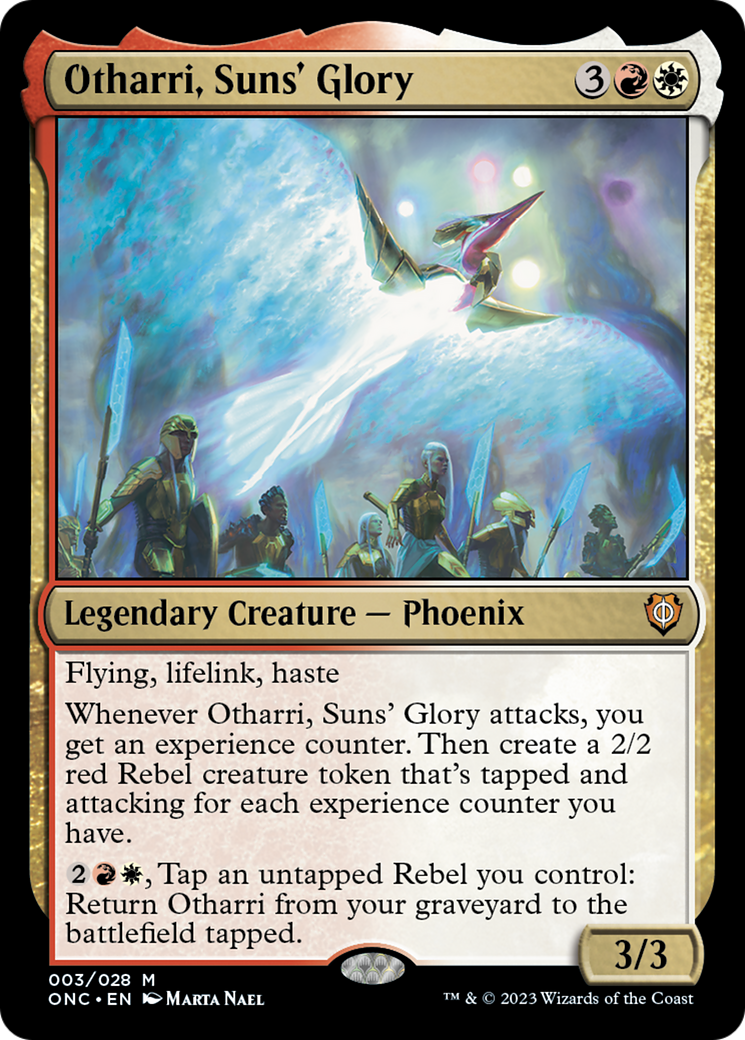 Otharri, Suns' Glory (ONC-003) [Phyrexia: All Will Be One Commander] MTG Single Wizards of the Coast