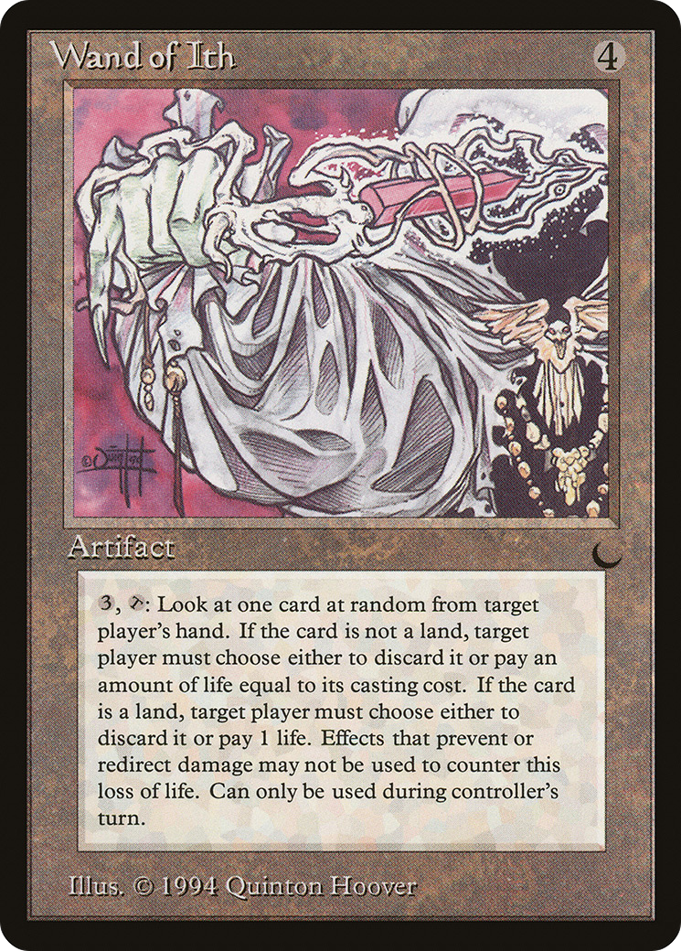 Wand of Ith (DRK-114) [Oldschool] The Dark MTG Single Wizards of the Coast