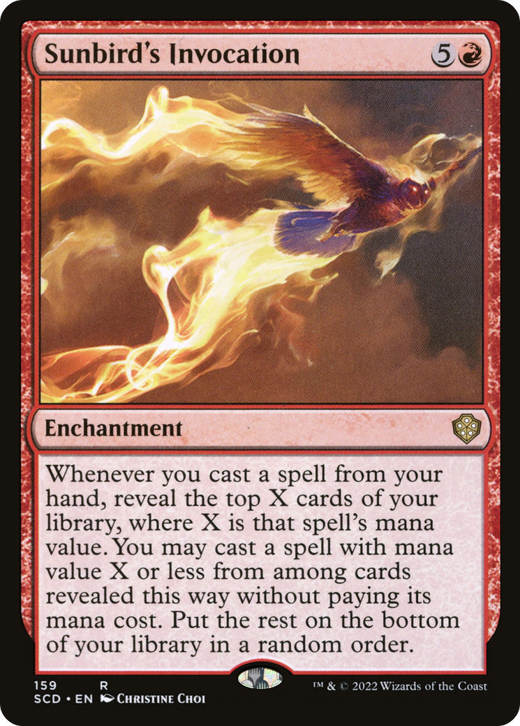 Sunbird's Invocation (SCD-159) [Starter Commander Decks] MTG Single Wizards of the Coast