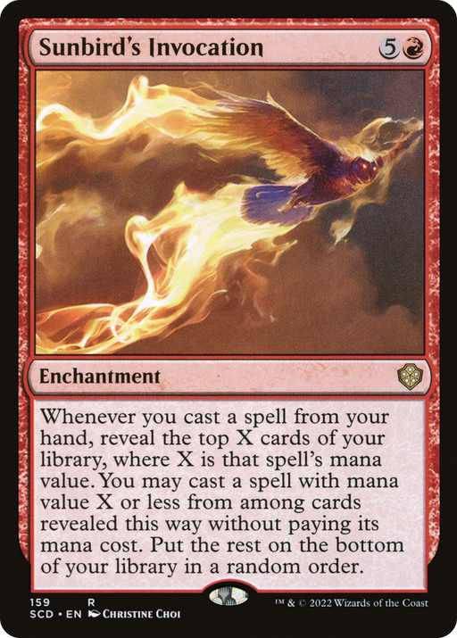 Sunbird's Invocation (SCD-159) [Starter Commander Decks] MTG Single Wizards of the Coast