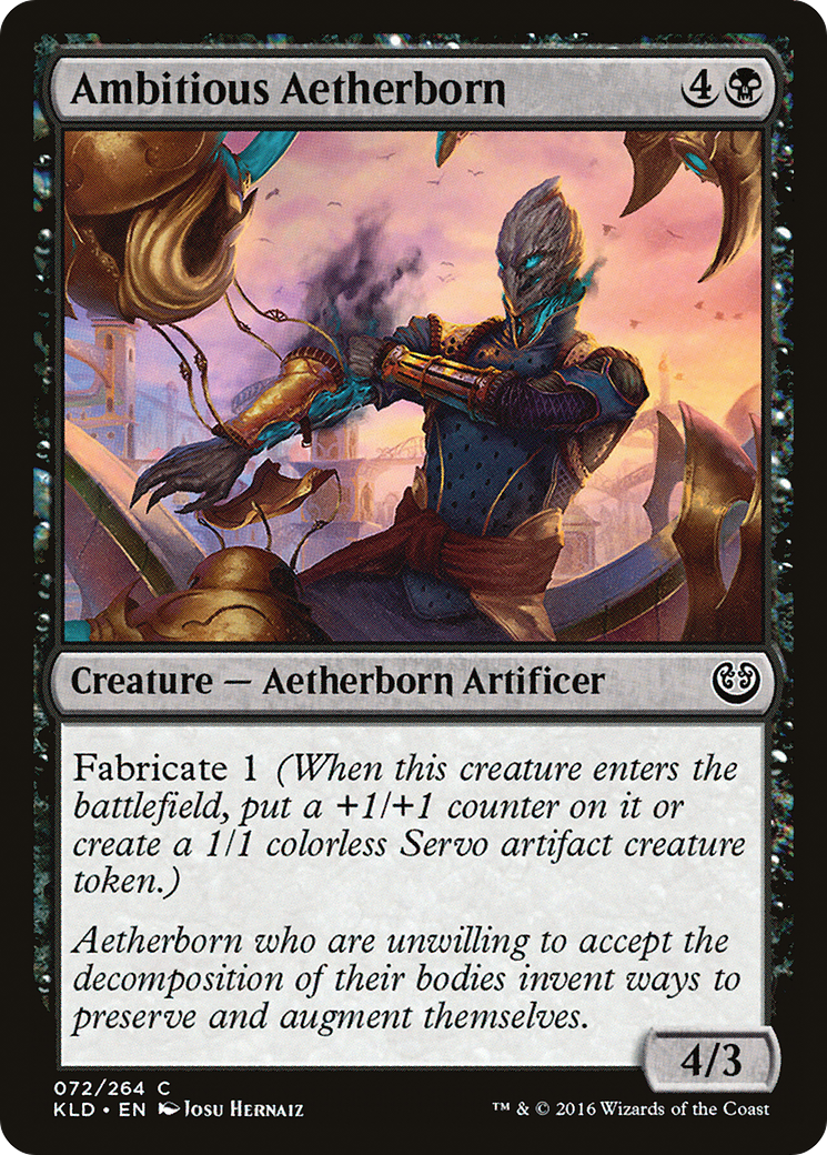 Ambitious Aetherborn (KLD-072) [Kaladesh] MTG Single Wizards of the Coast