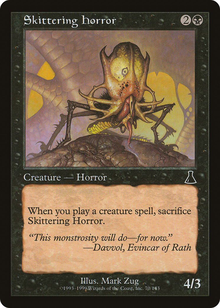 Skittering Horror (UDS-070) [Urza's Destiny] Foil MTG Single Wizards of the Coast