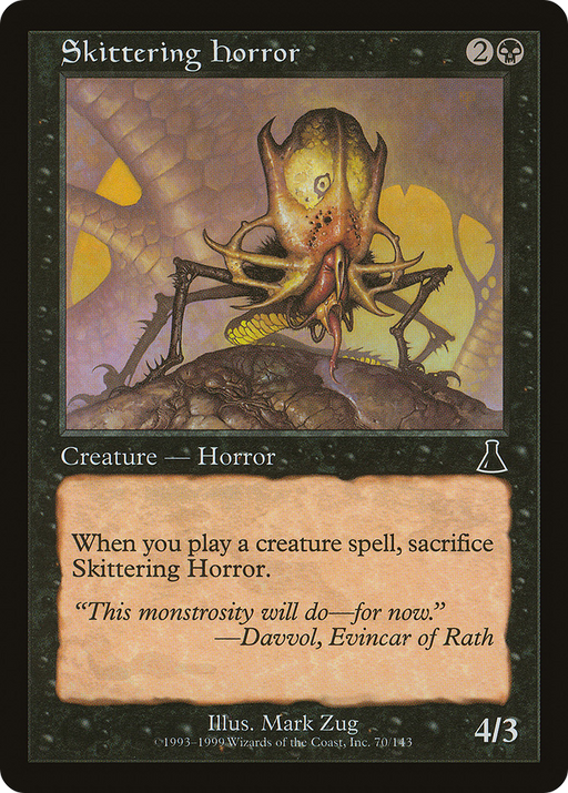 Skittering Horror (UDS-070) [Urza's Destiny] MTG Single Wizards of the Coast