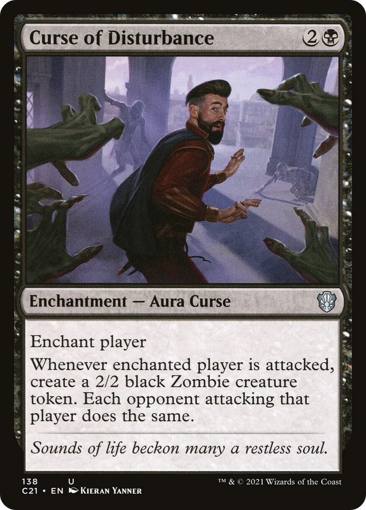 Curse of Disturbance (C21-138) [Commander 2021] MTG Single Wizards of the Coast