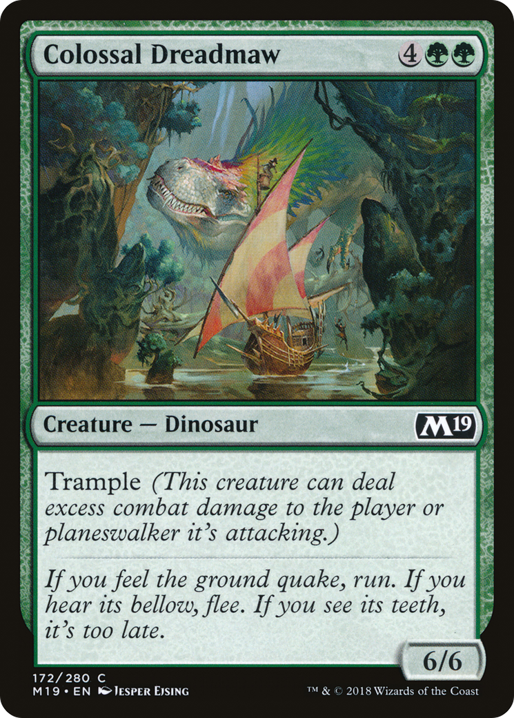 Colossal Dreadmaw (M19-172) [Core Set 2019] MTG Single Wizards of the Coast