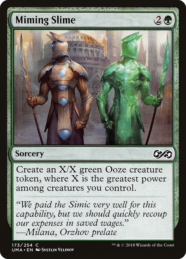 Miming Slime (UMA-173) [Ultimate Masters] Foil MTG Single Wizards of the Coast