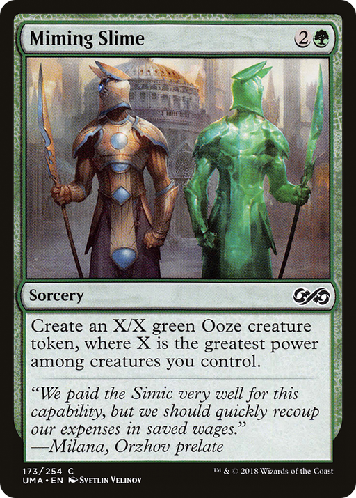 Miming Slime (UMA-173) [Ultimate Masters] Foil MTG Single Wizards of the Coast