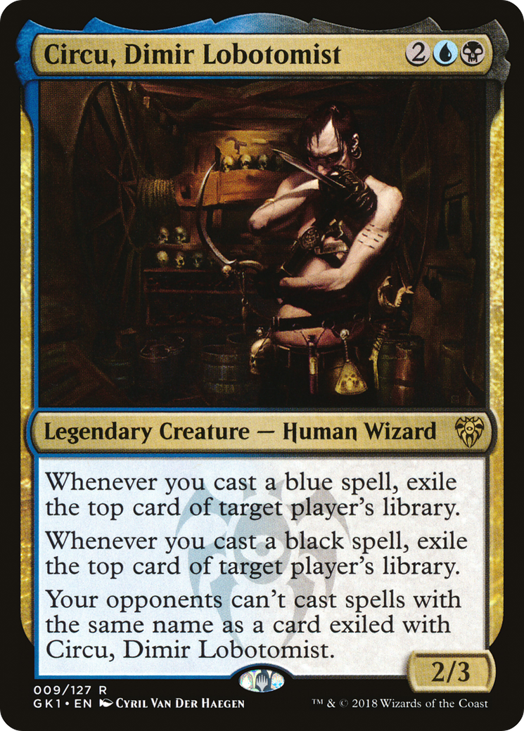 Circu, Dimir Lobotomist (GR1-009) [Misc] GRN Guild Kit MTG Single Wizards of the Coast