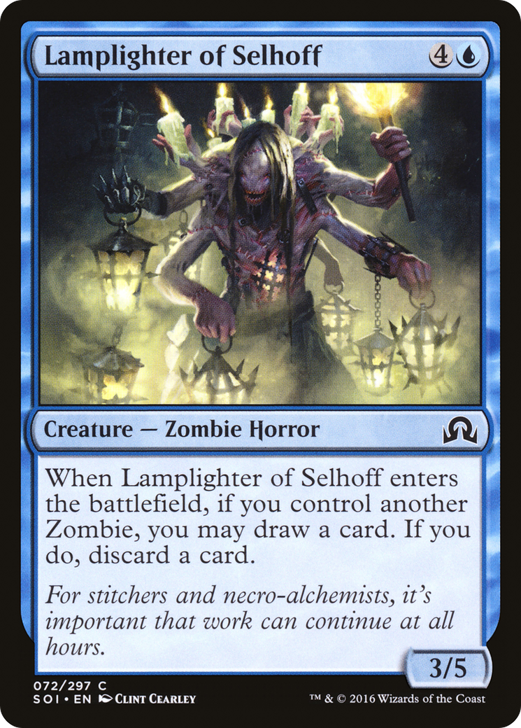 Lamplighter of Selhoff (SOI-072) [Shadows over Innistrad] Foil MTG Single Wizards of the Coast