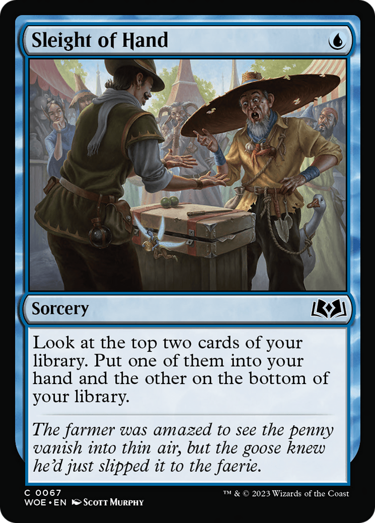 Sleight of Hand (WOE-067) [Wilds of Eldraine] MTG Single Wizards of the Coast