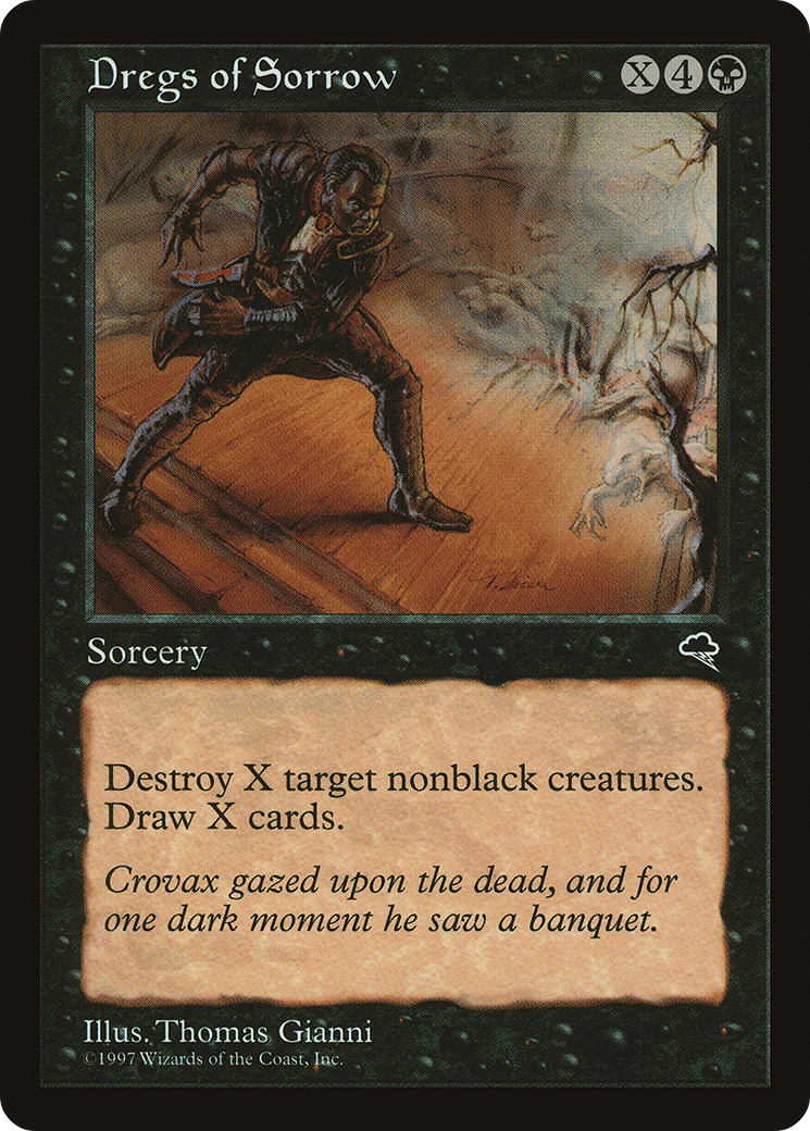 Dregs of Sorrow (TMP-131) [Tempest] MTG Single Wizards of the Coast