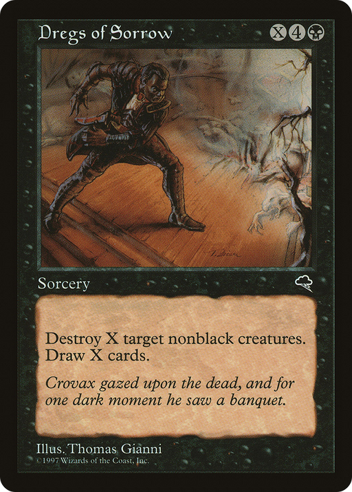 Dregs of Sorrow (TMP-131) [Tempest] MTG Single Wizards of the Coast