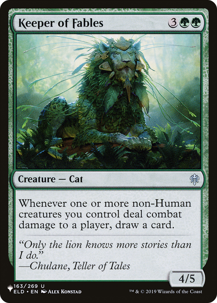 Keeper of Fables (LIST-ELD-163) [Mystery Booster] The List MTG Single Wizards of the Coast