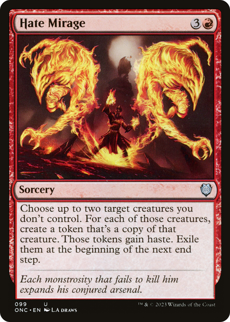 Hate Mirage (ONC-099) [Phyrexia: All Will Be One Commander] MTG Single Wizards of the Coast