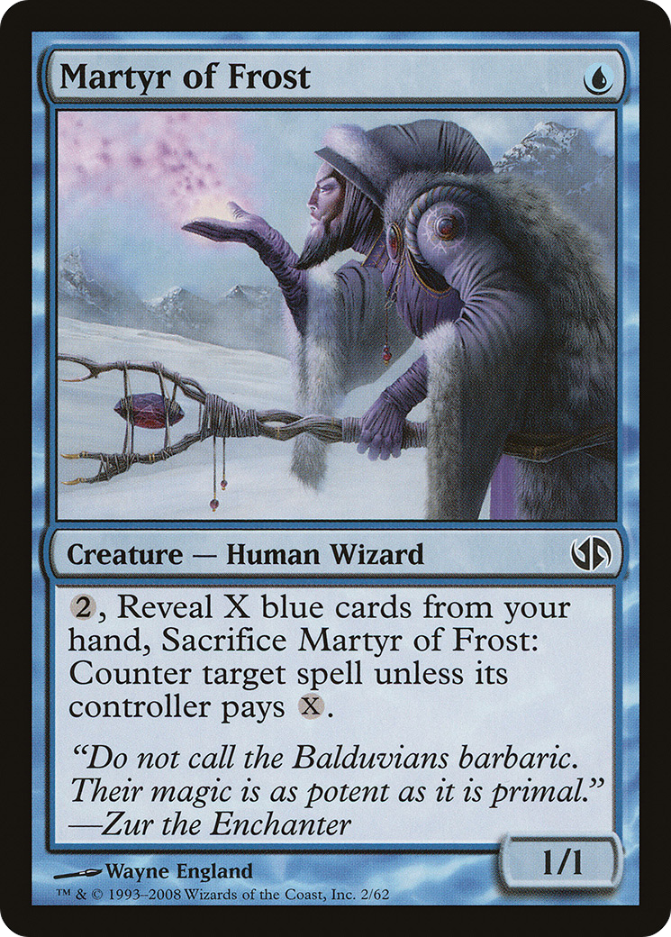 Martyr of Frost (DD2-002) [Misc] Duel Decks: Jace vs. Chandra MTG Single Wizards of the Coast