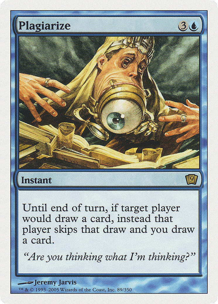 Plagiarize (9ED-089) [9th Edition] Foil MTG Single Wizards of the Coast
