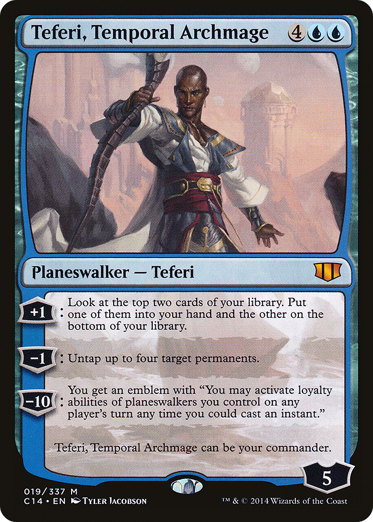 Teferi, Temporal Archmage [Commander 2014] MTG Single Magic: The Gathering