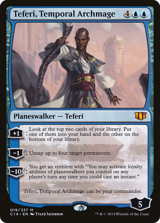 Teferi, Temporal Archmage (C14-019) [Commander 2014] MTG Single Wizards of the Coast