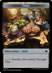 Food // Pawpatch Recruit Double-Sided Token [Tokens] Bloomburrow Tokens MTG Single Magic: The Gathering