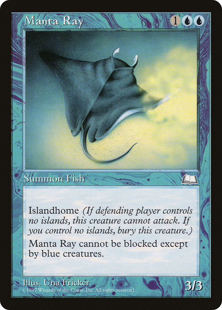 Manta Ray (WTH-042) [Weatherlight] MTG Single Wizards of the Coast