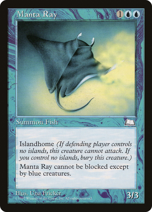 Manta Ray (WTH-042) [Weatherlight] MTG Single Wizards of the Coast