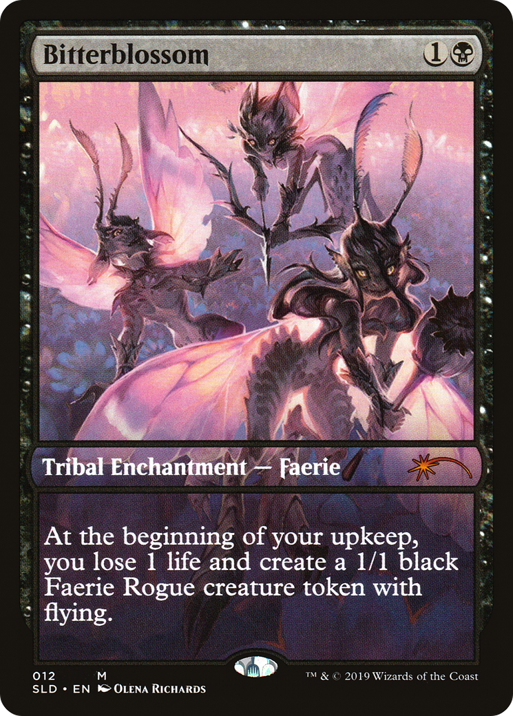 Bitterblossom (SLD-012) [Secret Lair] Drop MTG Single Wizards of the Coast