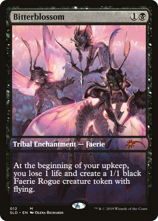Bitterblossom (SLD-012) [Secret Lair] Drop MTG Single Wizards of the Coast