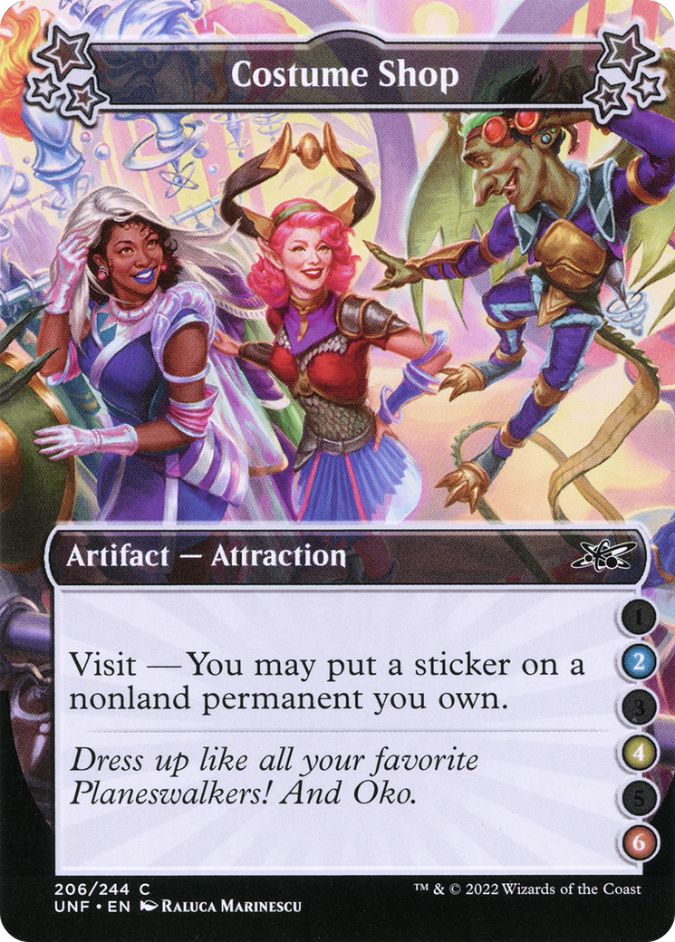 Costume Shop (UNF-206B) [Unfinity] Foil MTG Single Wizards of the Coast